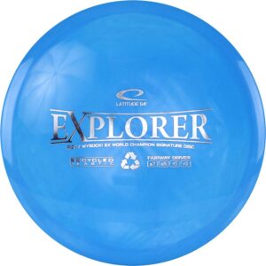 latitude 64 reprocessed gold explorer fairway driver golf disc [colors may vary] - 173-176g