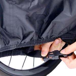 AlleTechPlus Bike Cover Outdoor Waterproof Bicycle Covers Rain Sun UV Dust Wind Proof with Lock Hole Anti-Theft for Mountain Road Electric Bike XL