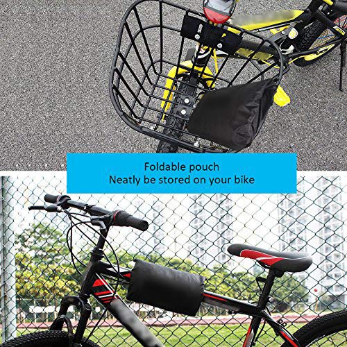 AlleTechPlus Bike Cover Outdoor Waterproof Bicycle Covers Rain Sun UV Dust Wind Proof with Lock Hole Anti-Theft for Mountain Road Electric Bike XL