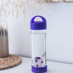 VitaJuwel LOOP amethyst- Silicone Caps for ViA and inu! Crystal Water Bottle