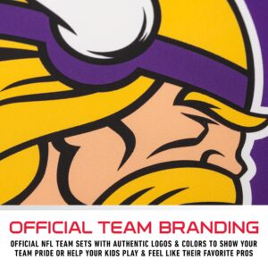 Franklin Sports NFL Minnesota Vikings Pickleball Paddle - Pickleball X - Polypropylene Core, Team Logo - NFL Official Licensed Product