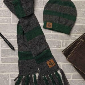 elope Harry Potter Slytherin House Heathered Knit Beanie Standard