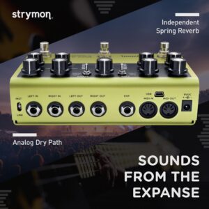 Strymon Volante Magnetic Echo Machine Delay Guitar Effects Pedal for Electric and Acoustic Guitar, Synths, Vocals and Keyboards