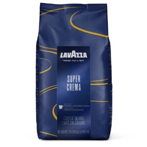 lavazza medium roast 4202a 2.2 pound super crema espresso whole bean (5-pack)