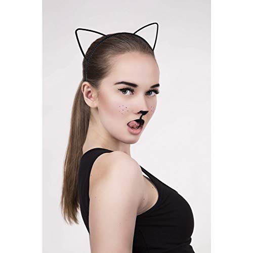 Lawie 30 Pack Plastic Cat Ears Headband Headbands Crown Hair Hoop Tiara Hairband Birthday Halloween Christmas Party Accessories