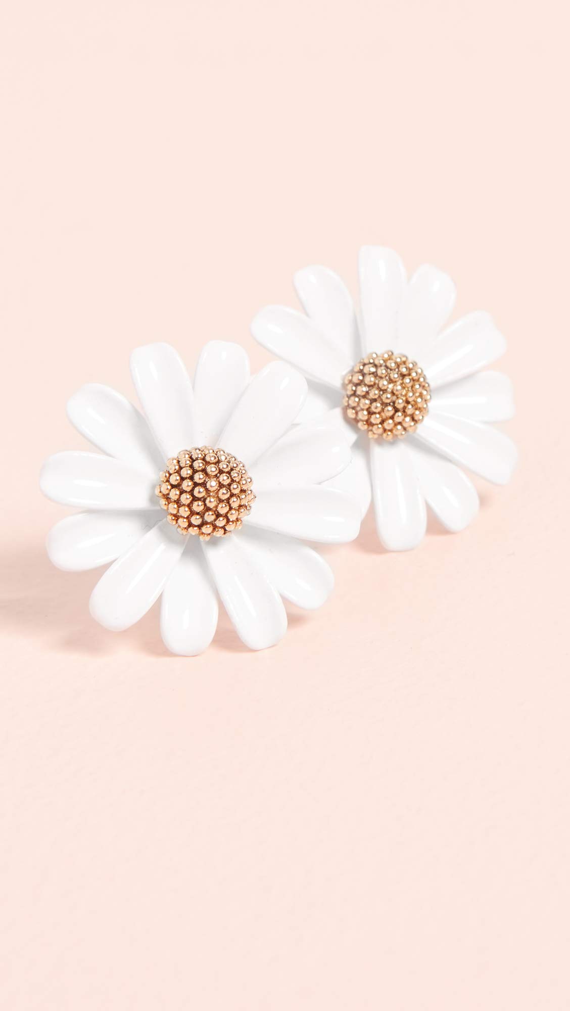 Kate Spade New York Women's Into The Bloom Studs, White, One Size