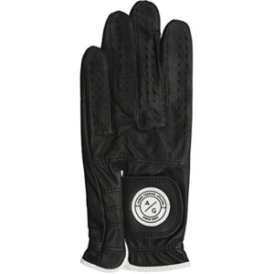 asher golf 2023 jet black golf glove lh black small