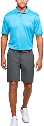 Under Armour Men's Tech Golf Shorts , Pitch Gray (012)/Black, 34