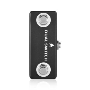 guitar footswitch pedal dual switch pedal dual momentary footswitches for effects pedal and muti-effects pedal