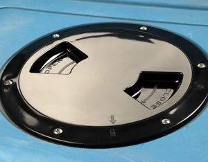 Sea-Lect Designs 4" Quarter-Turn Deck Plate w/Internal Collar