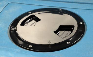 Sea-Lect Designs 4" Quarter-Turn Deck Plate w/Internal Collar