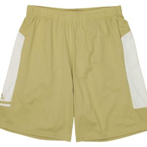 adidas Game Built Player Climalite Short with Pockets, Sand- White Large