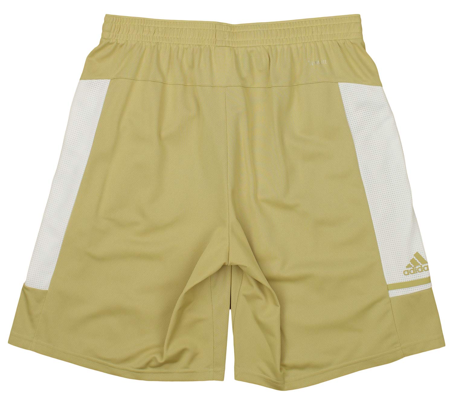 adidas Game Built Player Climalite Short with Pockets, Sand- White Large