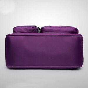 Shoulder Bags for Women,Nylon Crossbody Bags for Women,Waterproof Multi Pocket Ladies Travel Handbags Purple, Large