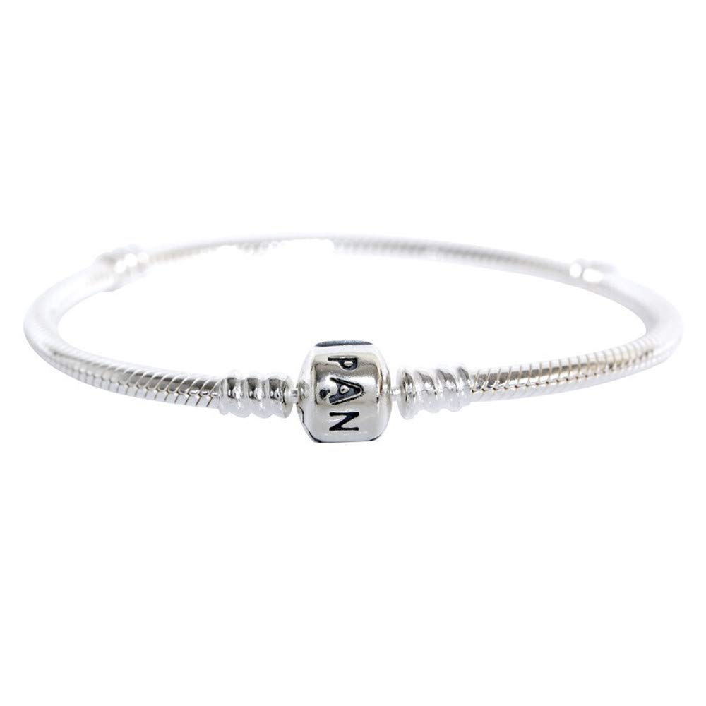 PANDORA Women's Standard 925 Sterling Silver Bead Clasp Charm Bracelet 590702HV (17)