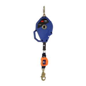 3M DBI-SALA Smart Lock Leading Edge Self-Retracting Lifeline 3503822, Galvanized Cable, Blue, 30 ft. (10m)