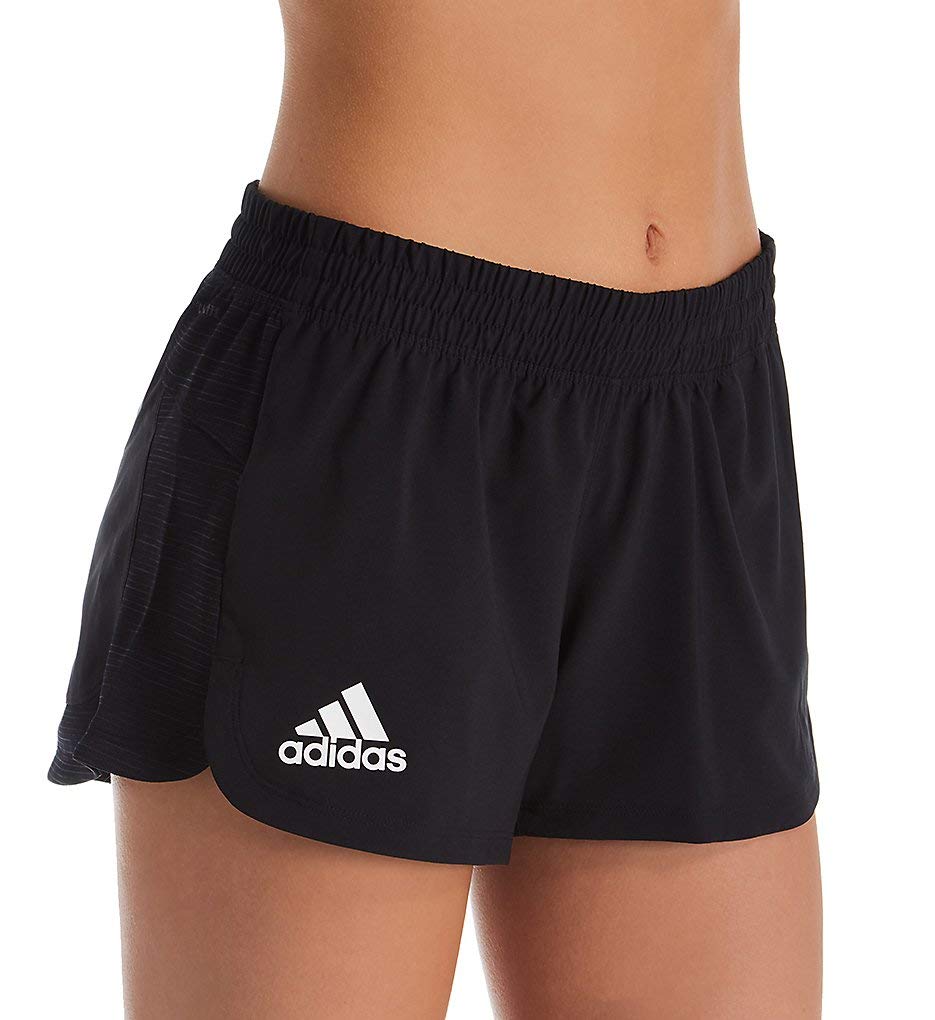 adidas Women's Climalite Game Mode Training 3 Inch Short 12H8, Black, M