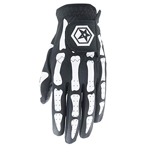 Asher Deathgrip Black, Golf Glove -- XXL (goes on Left Hand)