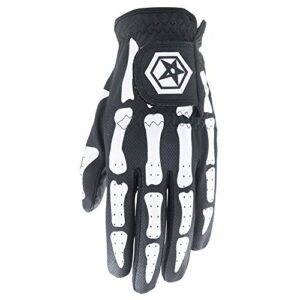 asher deathgrip black, golf glove -- xxl (goes on left hand)