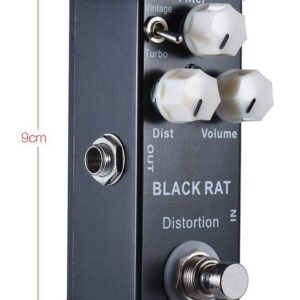 YMUZE Moskyaudio Mini Distortion Guitar Pedal with True Bypass Switch