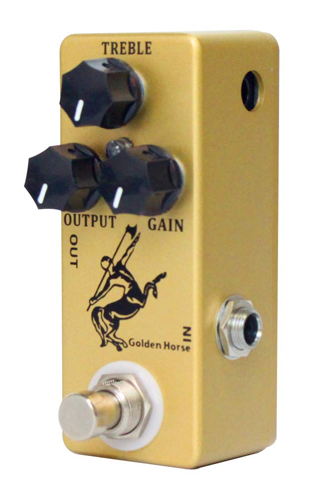 YMUZE Moskyaudio Golden Horse Guitar pedal with Overdrive Function