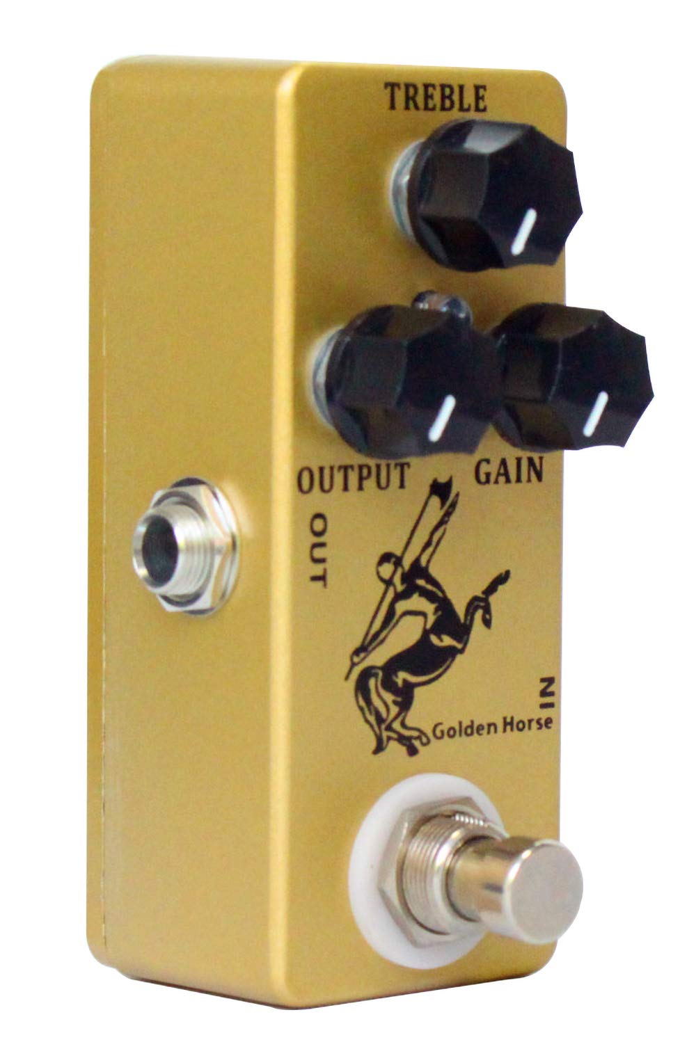 YMUZE Moskyaudio Golden Horse Guitar pedal with Overdrive Function