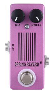 ymuze moskyaudio mini spring reverb guitar effect pedal