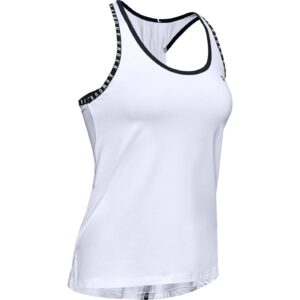 under armour women's ua knockout tank md white