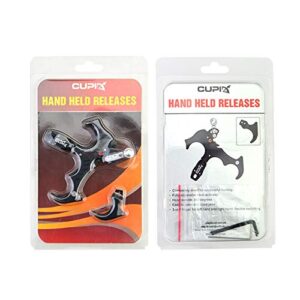 Archery Bow Release Aids 3 or 4 Finger Grip Thumb Caliper Trigger Automatic