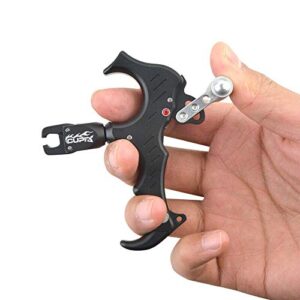 Archery Bow Release Aids 3 or 4 Finger Grip Thumb Caliper Trigger Automatic