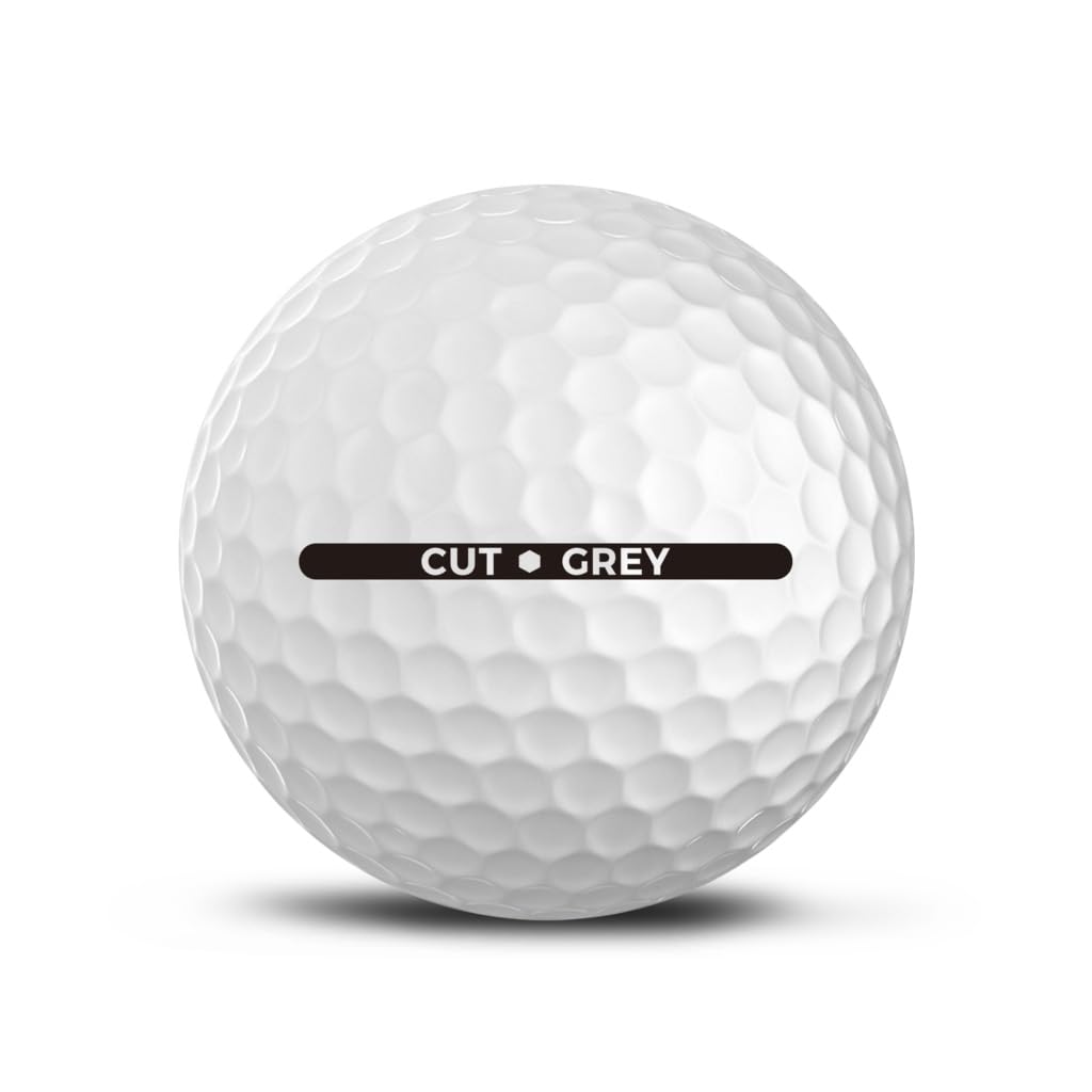 Cut Golf Cut Grey Golf Balls, White