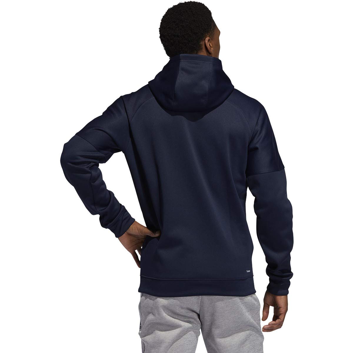 adidas Mens Activewear Fitness Hoodie Navy S