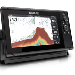 Simrad Cruise 9-9-inch GPS Chartplotter with 83/200 Transducer, Preloaded C-MAP US Coastal Maps