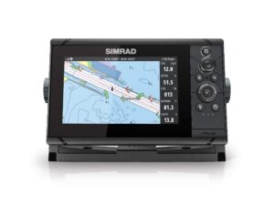 simrad cruise 7-7-inch gps chartplotter with 83/200 transducer, preloaded c-map us coastal maps