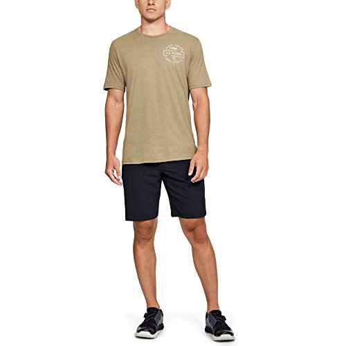 Under Armour Men's Mantra Shorts, Black (001)/Pitch Gray, 36