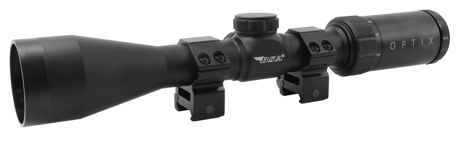 BSA Optics Optix Hunting Rifle Scope Series 4-12 X 40 with BDC-8 Reticle