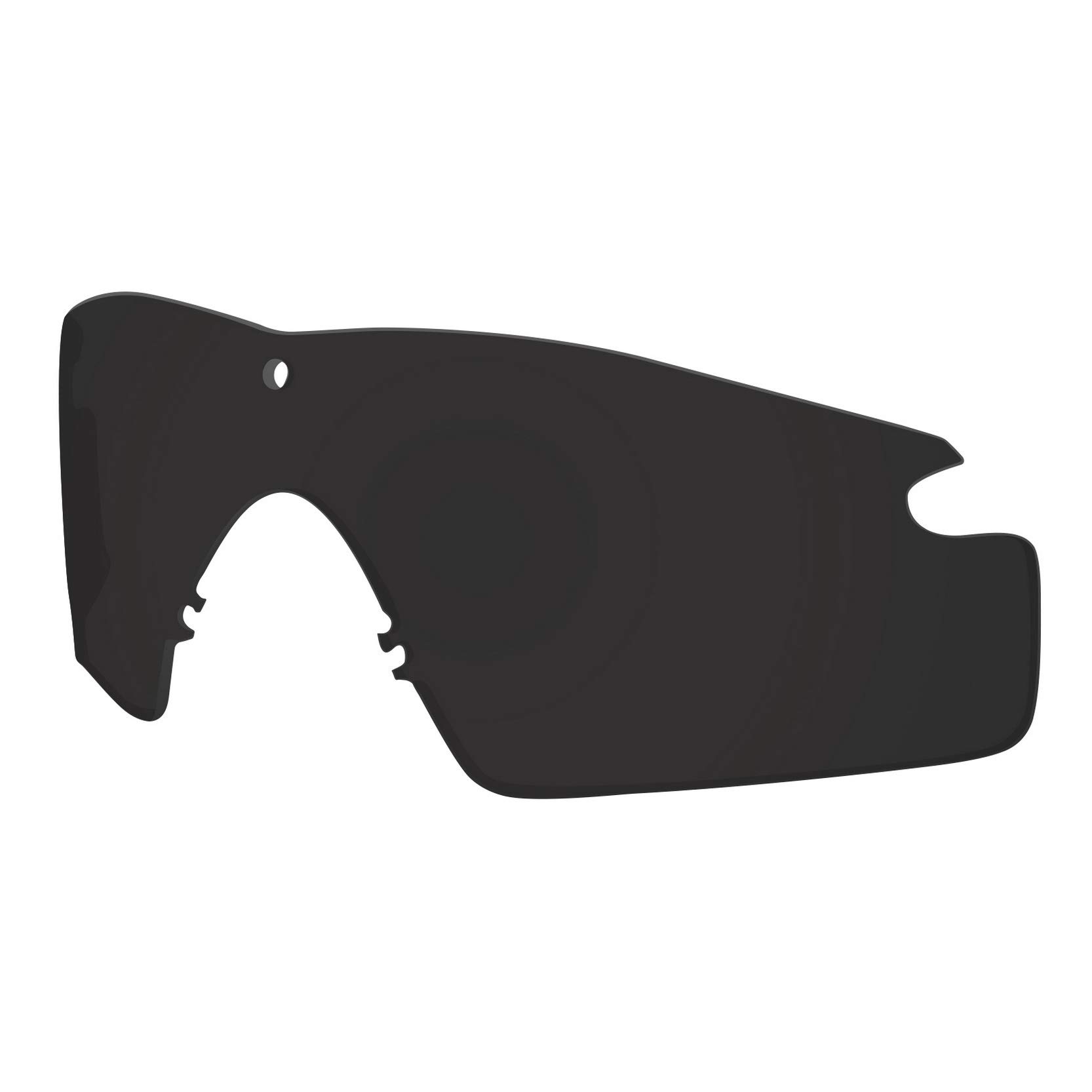 Predrox Dark Black Si Ballistic M Frame 2.0 Lenses & Rubber Kits Replacement for Oakley Sunglass Polarized