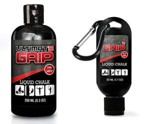 ultimate grip liquid sports chalk - 50ml - over 50 uses - 100% fully refundable