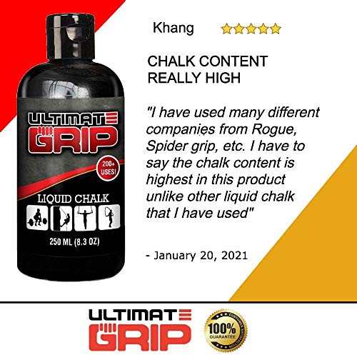 Ultimate Grip Liquid Sports Chalk - 50ml - Over 50 Uses - 100% Fully Refundable