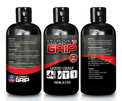 Ultimate Grip Liquid Sports Chalk - 50ml - Over 50 Uses - 100% Fully Refundable