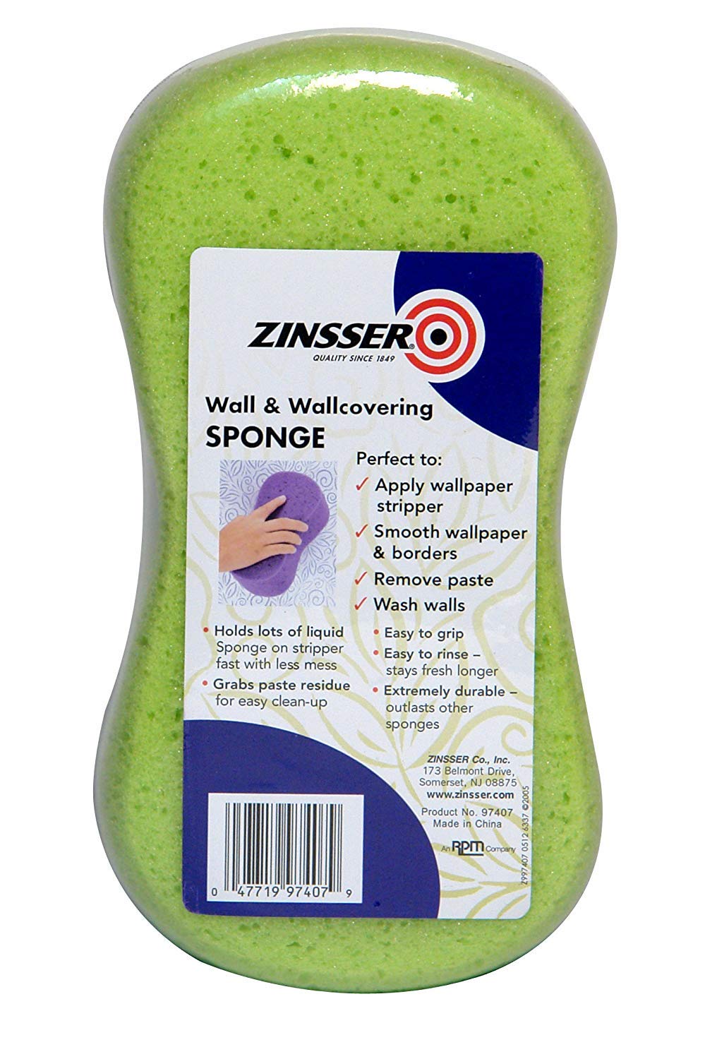 Zinsser 97409 Wallcovering Sponge