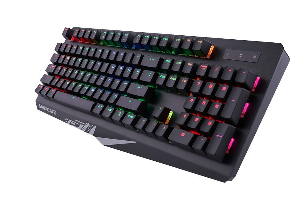 Mad Catz The Authentic S.T.R.I.K.E. 4 Mechanical Gaming Keyboard - Black