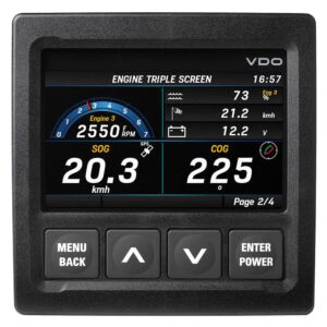 veratron oceanlink® 4.3" nmea 2000® certified tft gateway - black