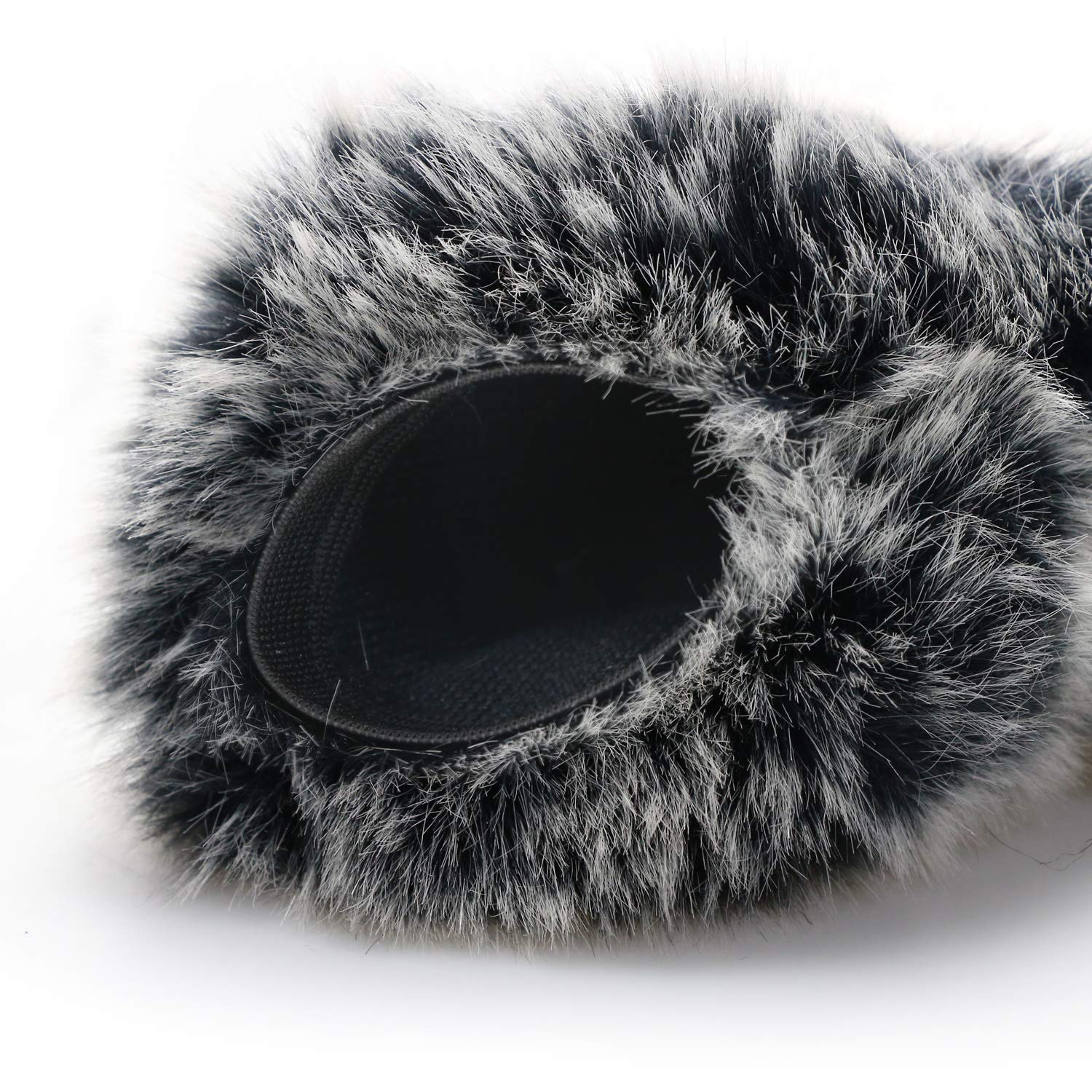 SUNMON Microphone Furry Windscreen, Dead Cat Wind Muff Mic Windshield Fur Foam Cover as Pop Filter Compatible with Rode VideoMic Pro+ Plus Camera Microphone