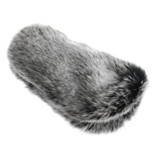 SUNMON Microphone Furry Windscreen, Dead Cat Wind Muff Mic Windshield Fur Foam Cover as Pop Filter Compatible with Rode VideoMic Pro+ Plus Camera Microphone