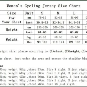 Women's Cycling Jersey, Short Sleeved Bike Shirt Mountain Jersey Comfortable Quick Dry Wear Top