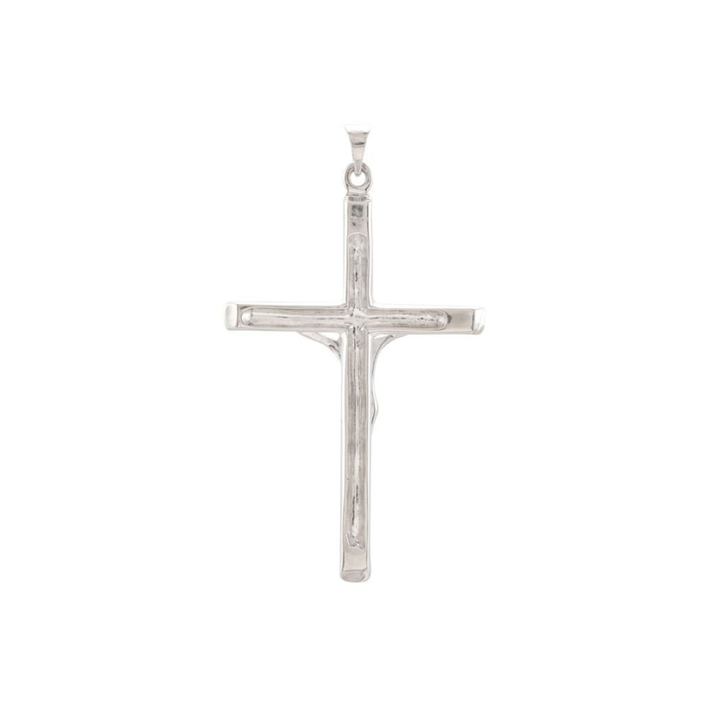 DIAMOND JEWELRY NY Sterling Silver Crucifix Pendant