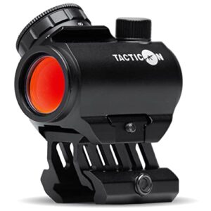 Predator V3 Compact Red Dot Sight | Combat Veteran Owned Company | 45 Degree Offset Mount and Riser Mount Included | Reflex Rifle Optic with 11 Adjustable Brightness Settings | Reddot Gun Scope