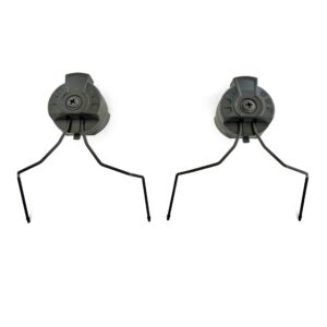 universal communication headset adapters for arc rail equipped helmets (howard leight/walker razor/caldwell)