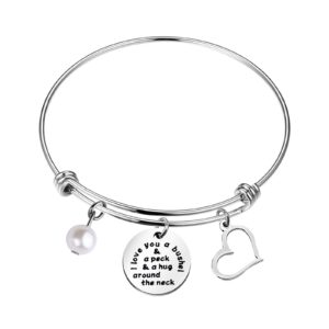 i love you a bushel and a peck mom bracelet grandmother bracelet mother's day jewelry (bracelet s)